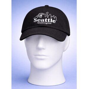 Seattle Shirt Company Seattle Washington Skyline Adjustable Hat Cap